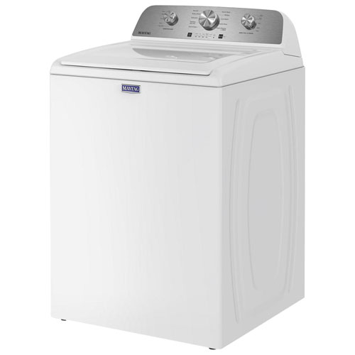 Laveuse à chargement par le haut haute efficacité de 4,8 pi³ de Maytag - Blanc