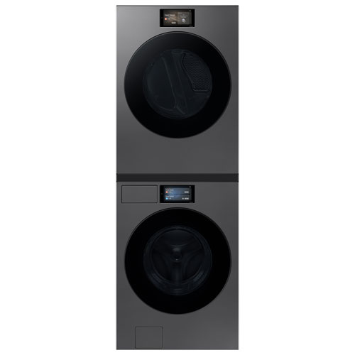 Samsung 6.1 Cu. Ft. High Efficiency Front Load Steam Washer (WF90F53ADSA5) - Dark Steel