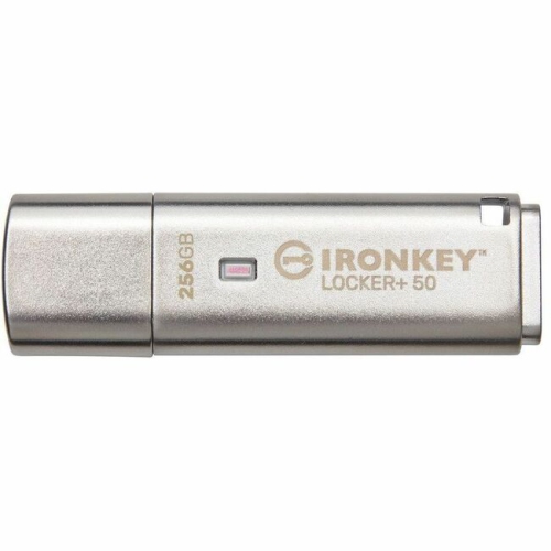Kingston IronKey+ 50 256GB USB 3.2 Type A Flash Drive (IKLP50256GB)