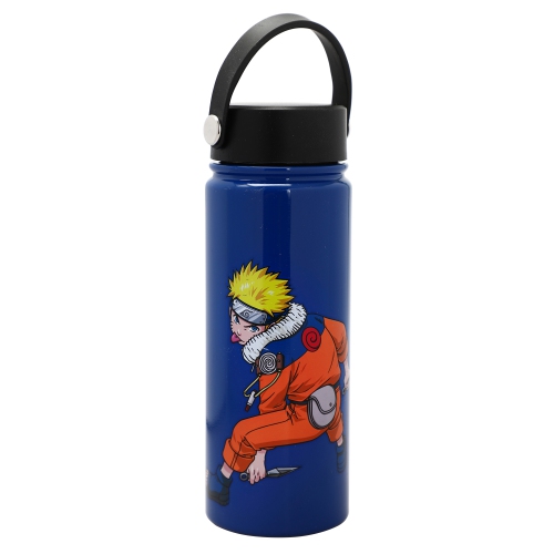 Bouteille d'eau de 17 oz en acier inoxydable Tongue Out de Naruto