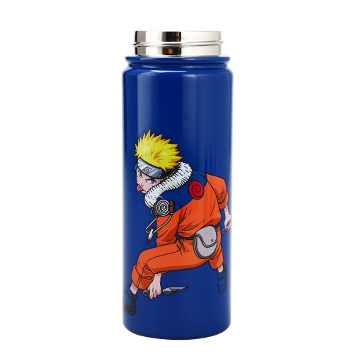 Bouteille d'eau de 17 oz en acier inoxydable Tongue Out de Naruto