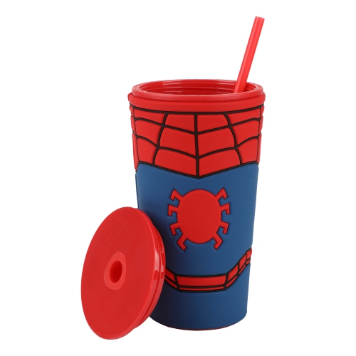 Gobelet 20&nbsp;oz Suit Up de Spider-Man avec paille de Marvel