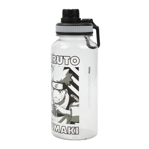 Bouteille d'eau en plastique blanc de 32 oz Uzumaki de Naruto