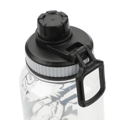 Bouteille d'eau en plastique blanc de 32 oz Uzumaki de Naruto
