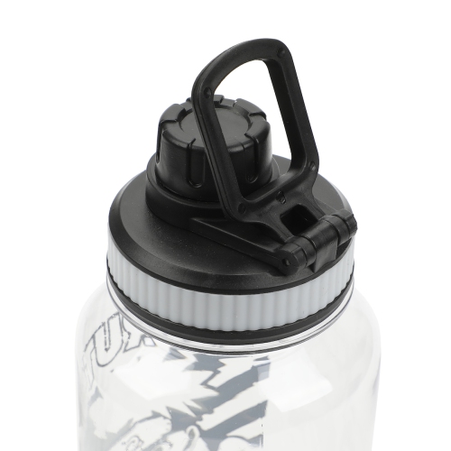 Bouteille d'eau en plastique blanc de 32 oz Uzumaki de Naruto