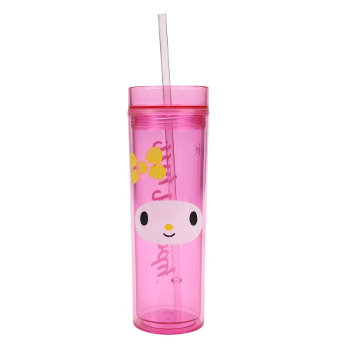 Hello Kitty x Friends My Melody 16 Oz Cup With Straw