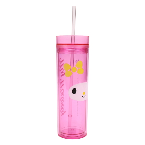 Hello Kitty x Friends My Melody 16 Oz Cup With Straw
