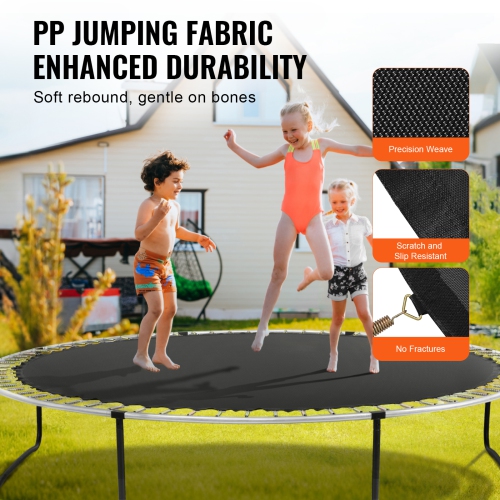 VEVOR Replacement Trampoline Mat, Jumping Mat Fits 13ft Frame, Universal Jumping Mat for 13ft Round Trampoline, Reinforce UV-Resistant Mat with