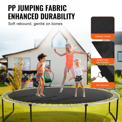 VEVOR Replacement Trampoline Mat, Jumping Mat Fits 14ft Frame, Universal Jumping Mat for 14ft Round Trampoline, Reinforce UV-Resistant Mat with
