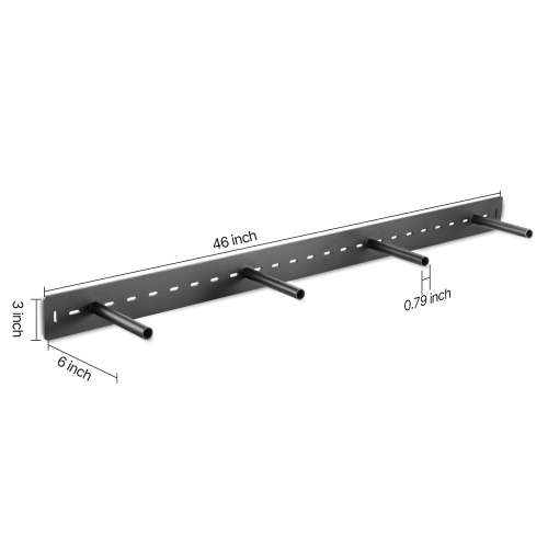 VEVOR 1 Pack Floating Shelf Bracket, 230 lbs/104 kg Weight Capacity, 46x6.2x3 inch, Heavy Duty Hidden Shelf Brackets Support, Wall Mounting Invisible