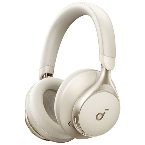 Open Box - Soundcore by Anker Space One Over-Ear Sound Isolating Bluetooth Headphones - White