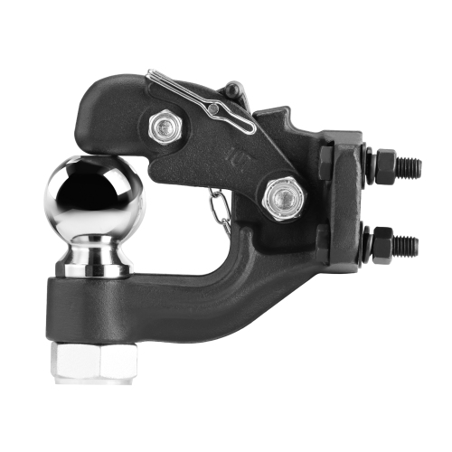 VEVOR Pintle Hook, 20000 lbs Towing Capacity, Trailer Hitches Receiver Hook Combination 2-5/16-inch Hitch Ball, Fits 2.5 to 3-inch Lunette Ring with