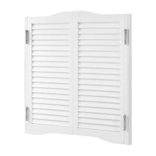 VEVOR 36"W x 36" H Double Saloon Doors, Arched Top Interior Swinging Cafe Doors, Premium Pine Wood, with Hinges & Hardware Kit, Easy to Install, for