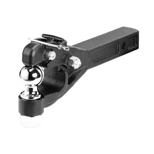 VEVOR Pintle Hook, 16000 lbs Towing Capacity, Pintle Hook Hitch for 2-inch Hitch Hook Military Receiver, Combination 2-inch Hitch Ball, Fits 2.5 to