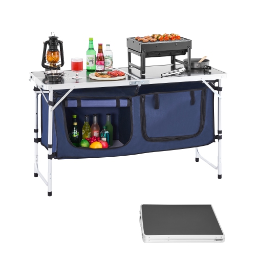 &nbsp;&nbsp;&nbsp;Table de cuisine de camping VEVOR,&nbsp;&nbsp;&nbsp;&nbsp;table de cuisson extérieure pliante,&nbsp;3&nbsp;&nbsp;hauteurs