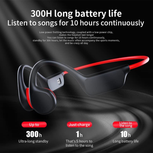 Bluetooth Bone Conduction Headphones Swimming IPX8 Waterproof 32GB MP3 Player