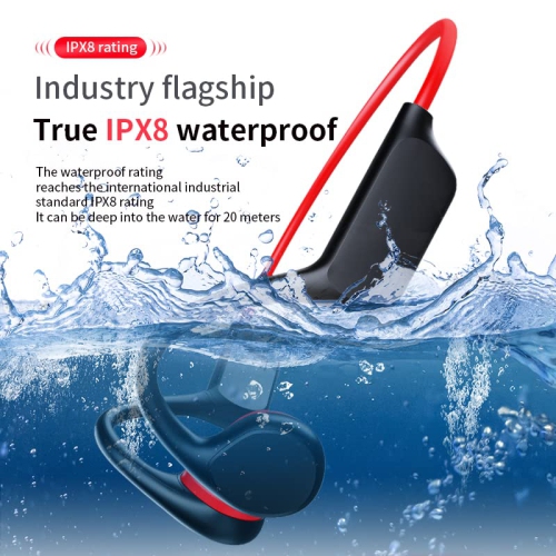 Bluetooth Bone Conduction Headphones Swimming IPX8 Waterproof 32GB MP3 Player