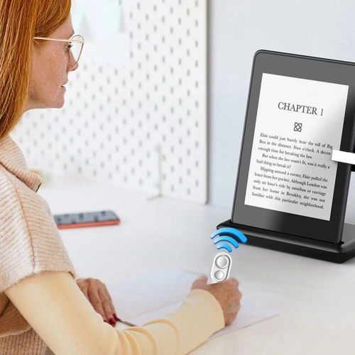 RF Remote Control Page Turner for Kindle Reading, Wireless E-Reader Controller for iPad Tablets iPhone Android-phones, eBook Readers Accessories