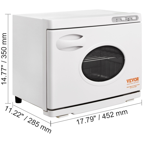 VEVOR Hot Towel Warmer,23L Large Capacity Spa Hot Towel Warmers with See Through Window, 2 Stainless Steel Racks, Holds up to 54 Towels, 2-in-1 Quick