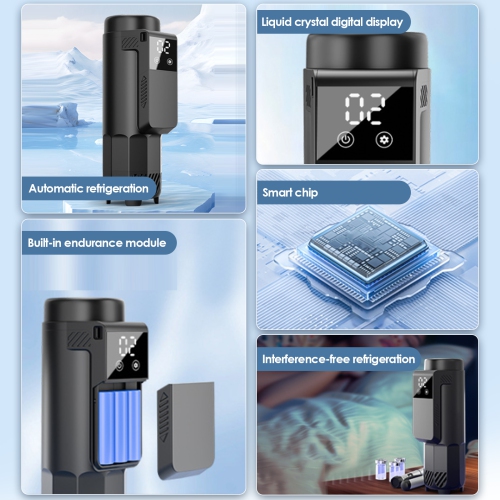 Portable Car Insulin Refrigerated Cup, USB Charging Mini Medicine Refrigerator with Digital Display for Travel and Home Use