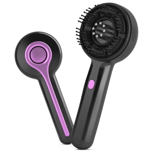 Brosse de massage électrique pour le cuir chevelu, appareil de massage de tête vibrant portatif à 3 modes, pétrissage à main, outil de préhension