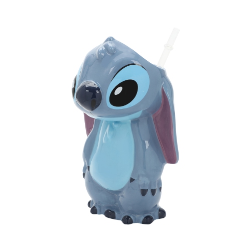 Disney Stitch 17 Oz Sculpted Ceramic Sipper Cup