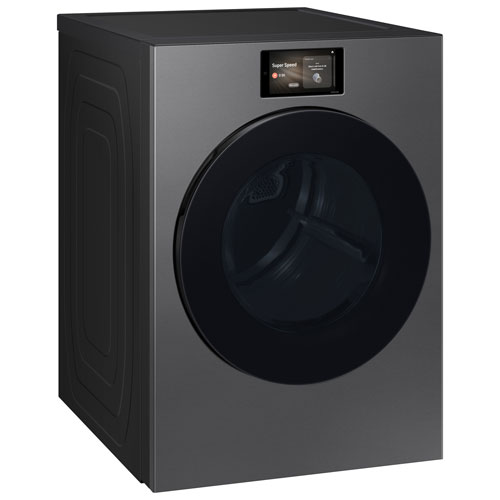 Sécheuse électrique à vapeur de 7,6 pi³ de Samsung - Acier foncé