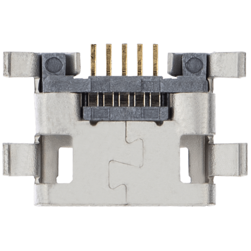 Replacement Charging port soldering required - 05 Pin - Micro A - 4 Anchor Points