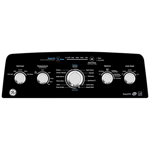 GE 4.9 Cu. Ft. Top Load Washer - White