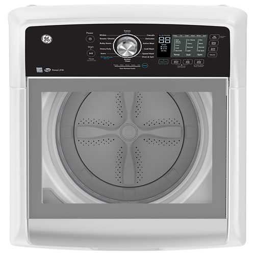 GE 5.3 Cu. Ft. Top Load Washer - White
