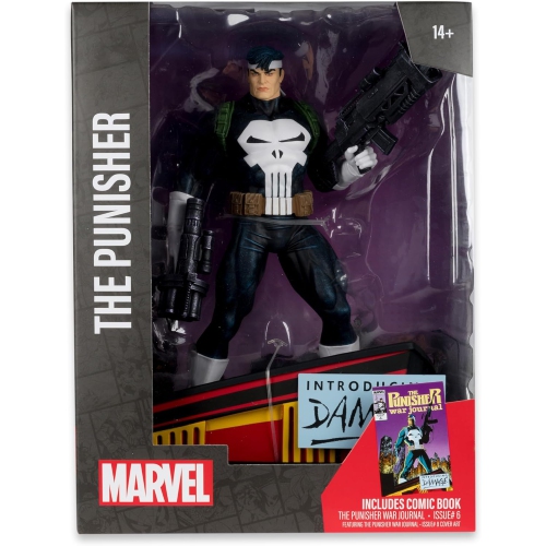 Marvel Collectible 12 Inch Statue Figure 1/6 Scale Posed Scene - The Punisher War Journal #8