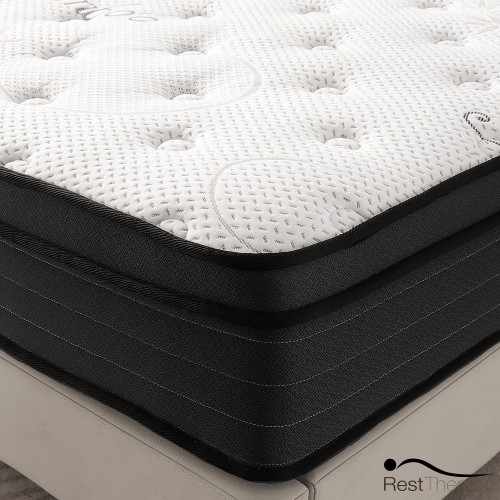 Matelas de 12&nbsp;po à ressorts ensachés Horizon en bambou de Rerest Therapy