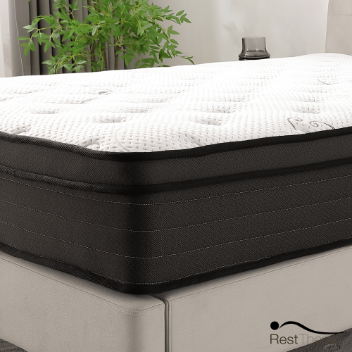Matelas de 12&nbsp;po à ressorts ensachés Horizon en bambou de Rerest Therapy
