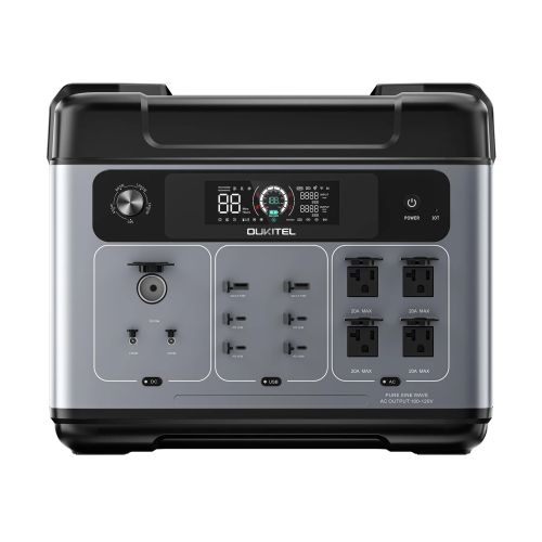 OUKITEL Portable Power Station for Home Backup and Outdoor Activities, 2048Wh