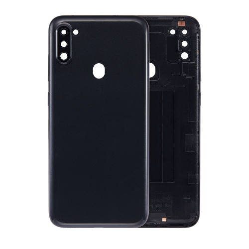 Replacement Back Cover W/Camera Lens Compatible With Samsung Galaxy A11 (Aftermarket +) (Black)
