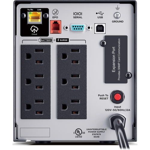 CyberPower Smart App Sinewave 750VA Mini-tower UPS (PR750LCD3C) Manufacturer’s warranty valid until May 2027 by CYBERPOWER SYSTEMS - Open Box condition - Image 3