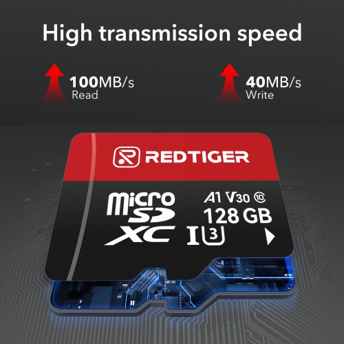 REDTIGER 128GB SD Card for all REDTIGER dashcam products
