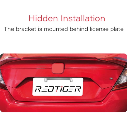 Reverse Rear Camera License Plate Bracket, Car Dash Cam Rearview Camera Mount