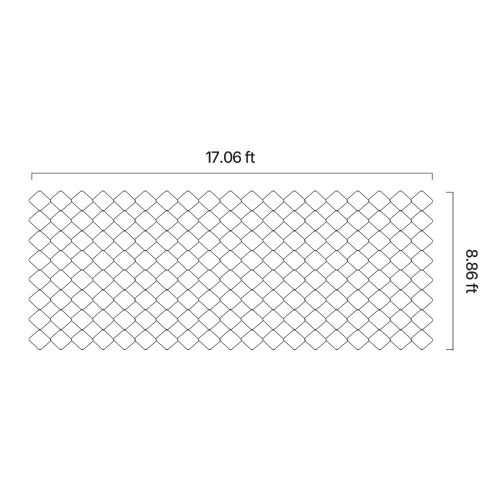 VEVOR 3 Inch Depth Gravel Grid, 17.06 x 8.86 FT / 5200 x 2700 mm, 1880 LBS Per Sq ft, Permeable Geo Grids Driveway Stabilization, for Garden, Patio,