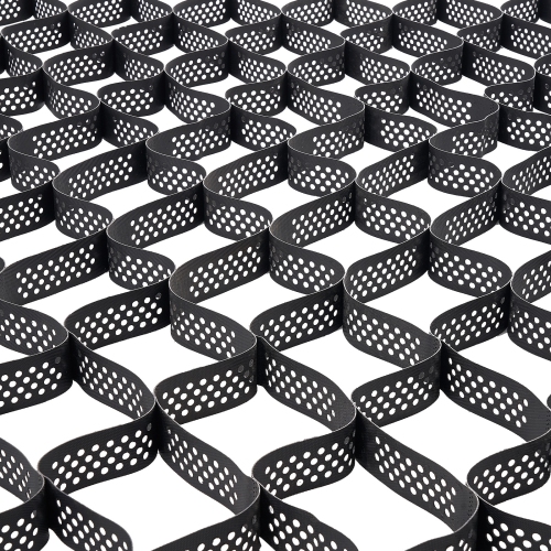 VEVOR 3 Inch Depth Gravel Grid, 17.06 x 8.86 FT / 5200 x 2700 mm, 1880 LBS Per Sq ft, Permeable Geo Grids Driveway Stabilization, for Garden, Patio,