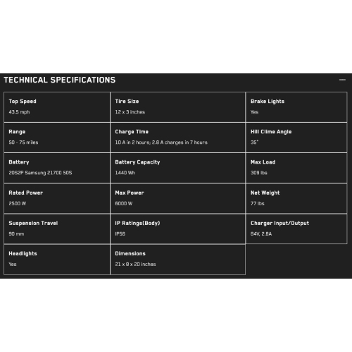 INMOTION V12S Electric Unicycle, 6000W motor, 70KPH Top Speed, 120KM range, 90mm suspension, Dual Hi-Fi Stereo Speakers, 4.3-inch high-definition