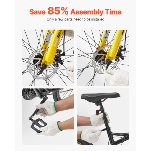 VEVOR 29 inch Mountain&nbsp;Bike,MTB&nbsp;Bicycle&nbsp;with&nbsp;Full&nbsp;Dual&nbsp;Suspension,&nbsp;24 Speeds&nbsp;Twist&nbsp;Shifting,