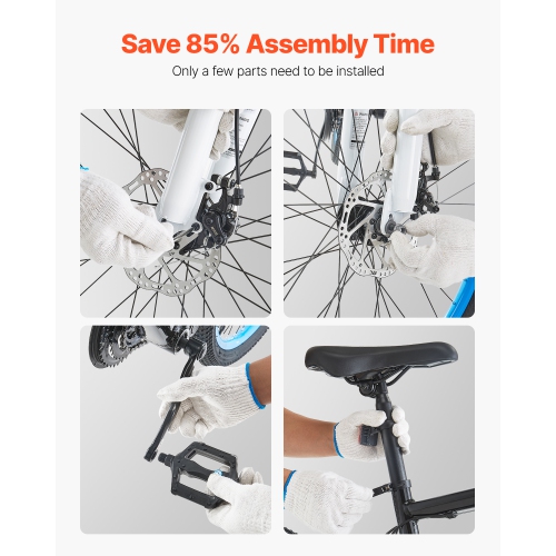 VEVOR 26 inch Mountain&nbsp;Bike,MTB&nbsp;Bicycle&nbsp;with&nbsp;Full&nbsp;Dual&nbsp;Suspension,&nbsp;21