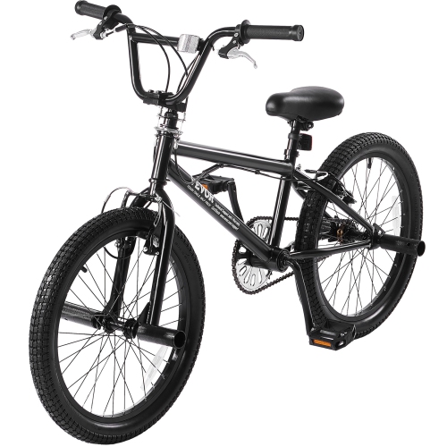 VEVOR 20-Inch BMX Bike, Wheel Freestyle Bike, BMX Race Bike with 360° Rotor and 4 Pegs, Beginner-Level BMX to Advanced Riders, BMX Bicycles for Men