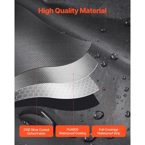 VEVOR 1 to 2 Bike Storage Tent, Bikes, Outdoor Spacious Bike Storage Tent with Ventilated Window, Waterproof Easy-to-Install Bike Tent with High