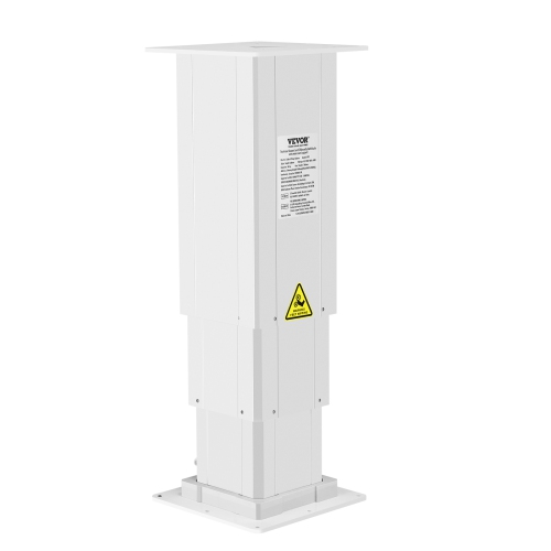 VEVOR 176 lbs Electric Lifting Column System, 14.2-31.1 in Height Range, Three-stage Adjustable Desk Column, Telescopic Table Leg, Comes with