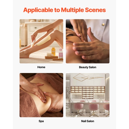 VEVOR 3000ML Single Pot Wax Warmer, 300W Professional Wax Warmer for Hair Removal, 32 ℉ - 212℉ Adjustable Electric Waxing Heater with 100PCS Waxing