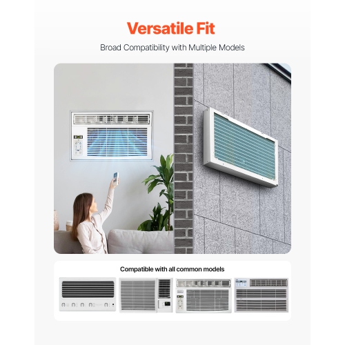 VEVOR 26 in Air Conditioner Wall Sleeve, Through the Wall, Compatible with Most Brands of Through the Wall AC, Durable and Weather-Resistant