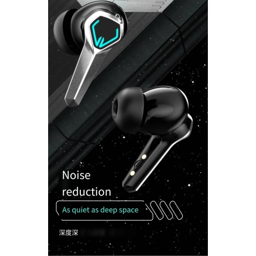 Gaming Bluetooth Headset Wireless Low Latency Ultra-Long Battery Life Heavy Bass Noise Cancelling Universal for Mobile Phones Suitable for