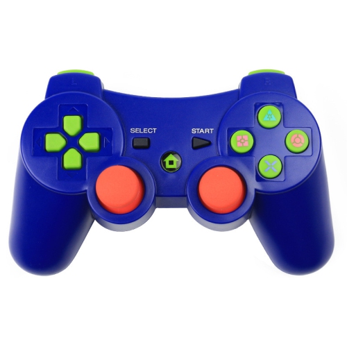 PS3 Game Controller, Wireless Bluetooth Game Controller, Wireless Game Controller Joystick Game Controller - Blue